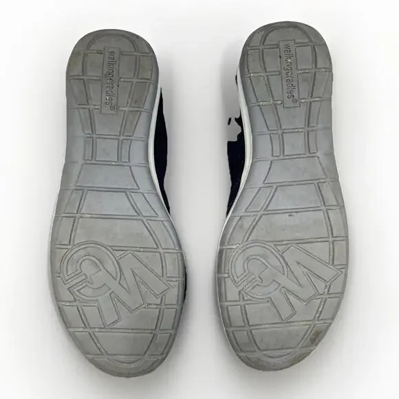 Walking Cradles Shoes Womens 8.5 M Orleans Slip On Sneakers Blue Leather Low - Picture 7 of 8